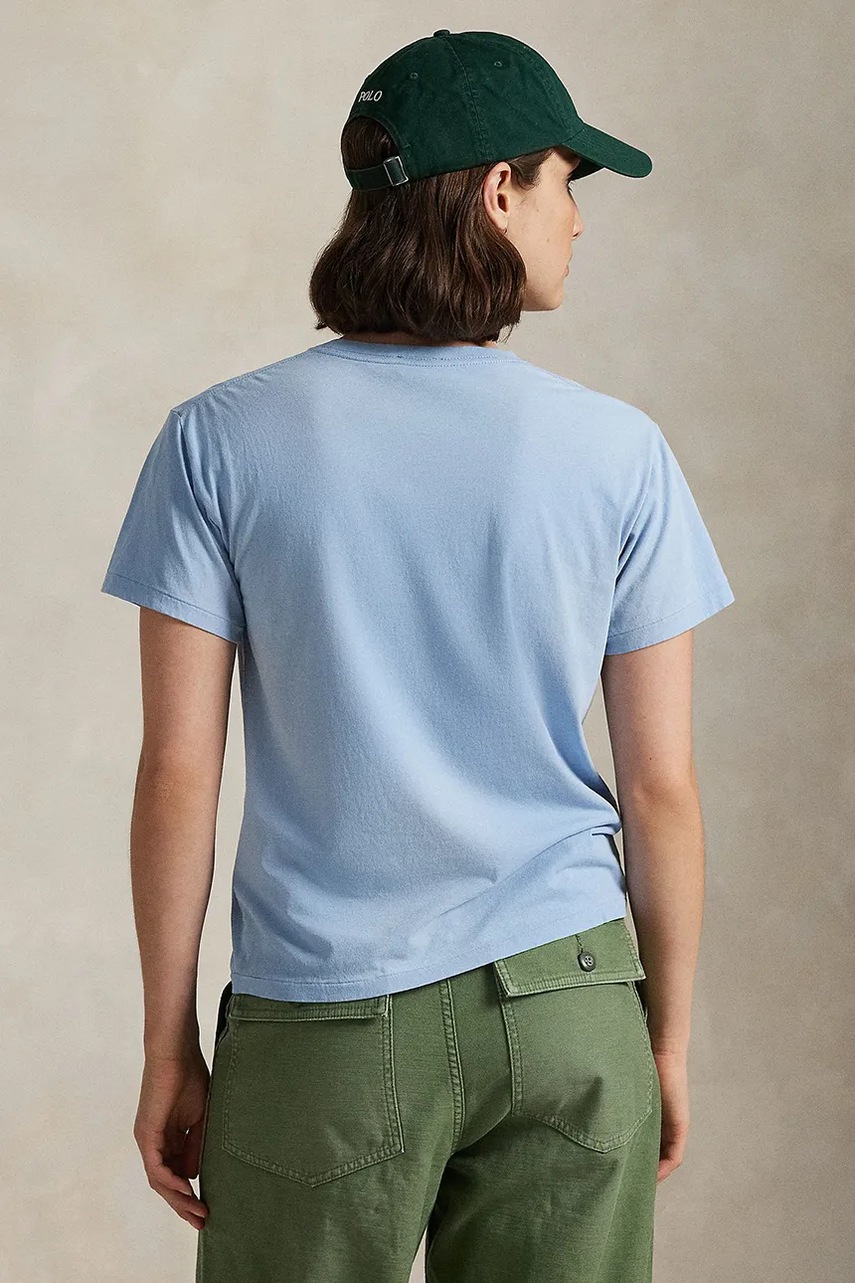 Хлопковая футболка Polo Ralph Lauren 211971730 Хлопковая футболка Polo Ralph Lauren 211971730