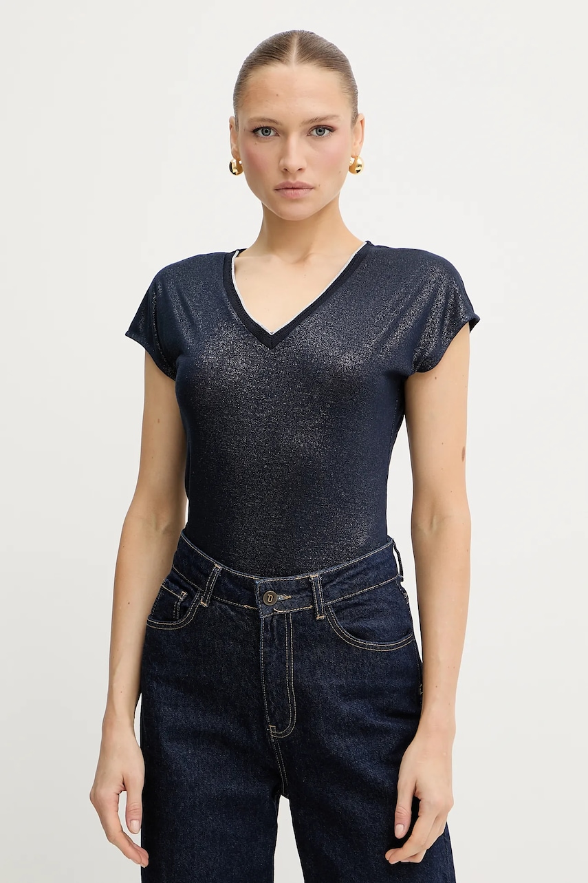 Morgan tricou culoarea bleumarin, DAGA Morgan tricou culoarea bleumarin, DAGA