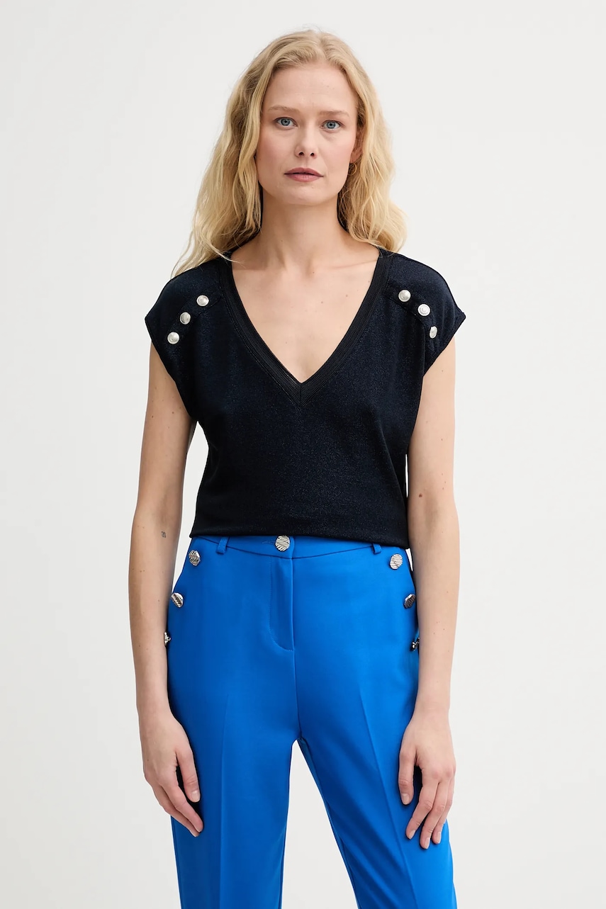 Morgan tricou culoarea bleumarin, DILI