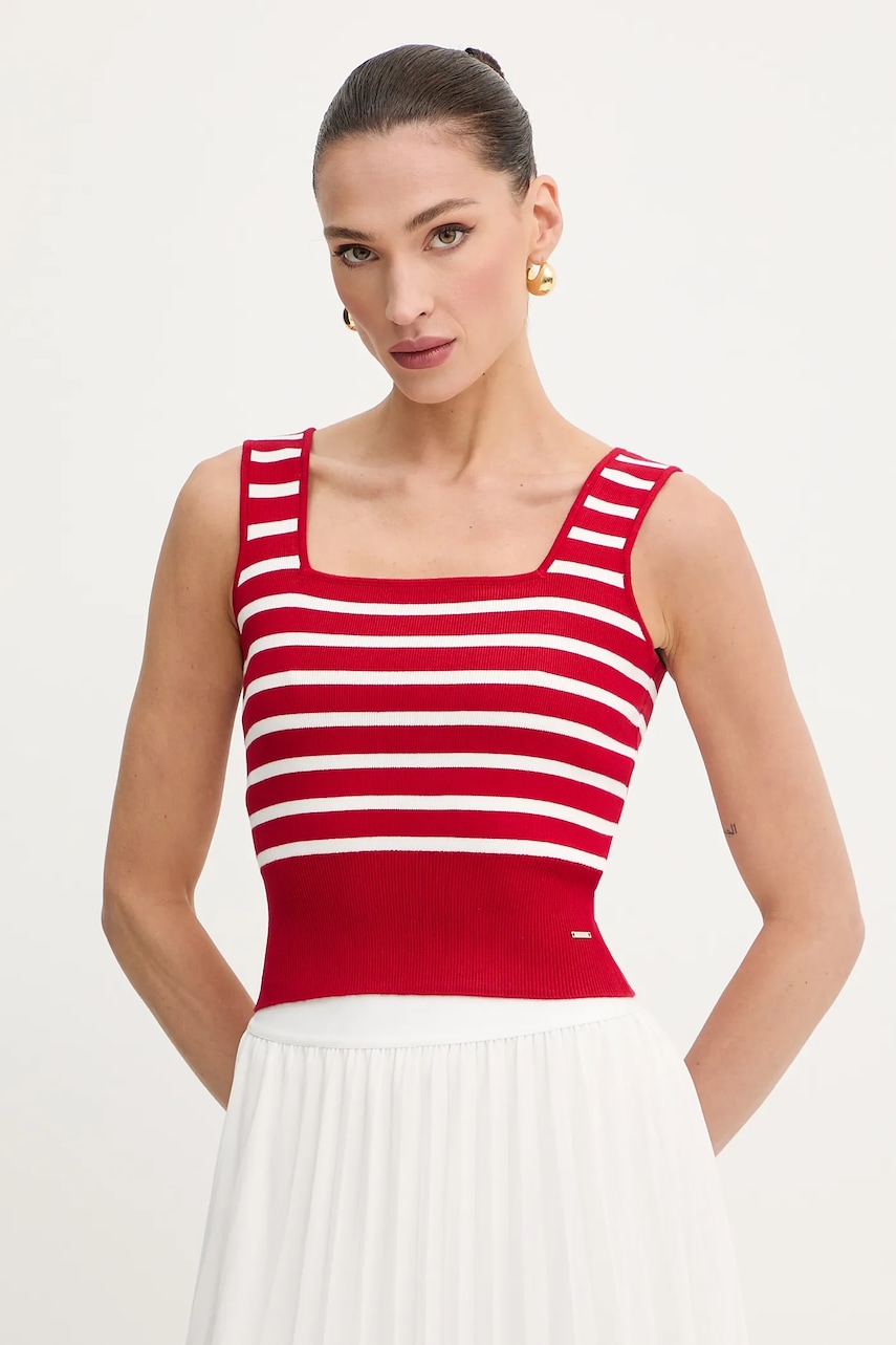 Morgan top culoarea roșu, MPINKA