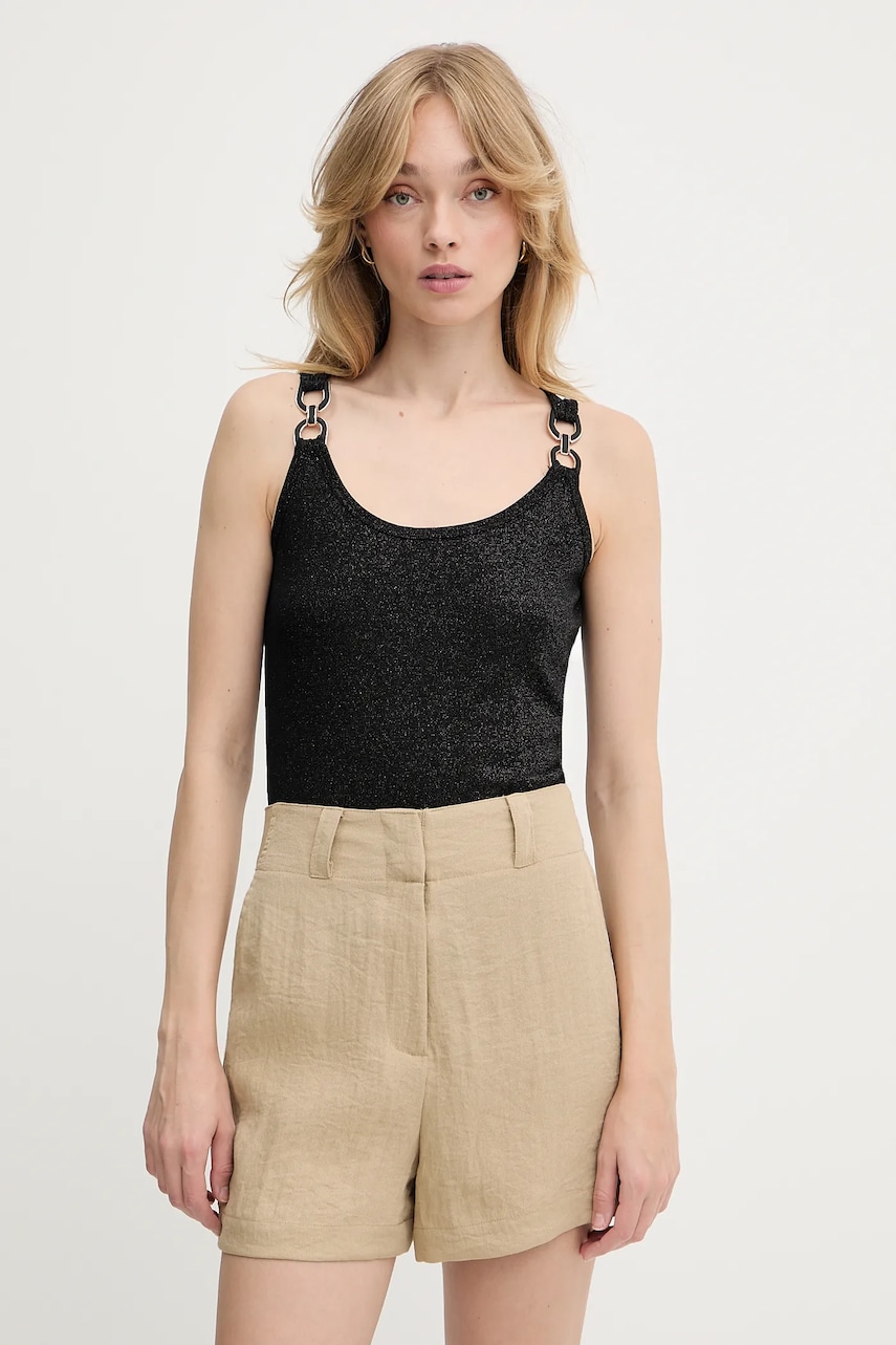 Morgan top culoarea negru, DIDONI