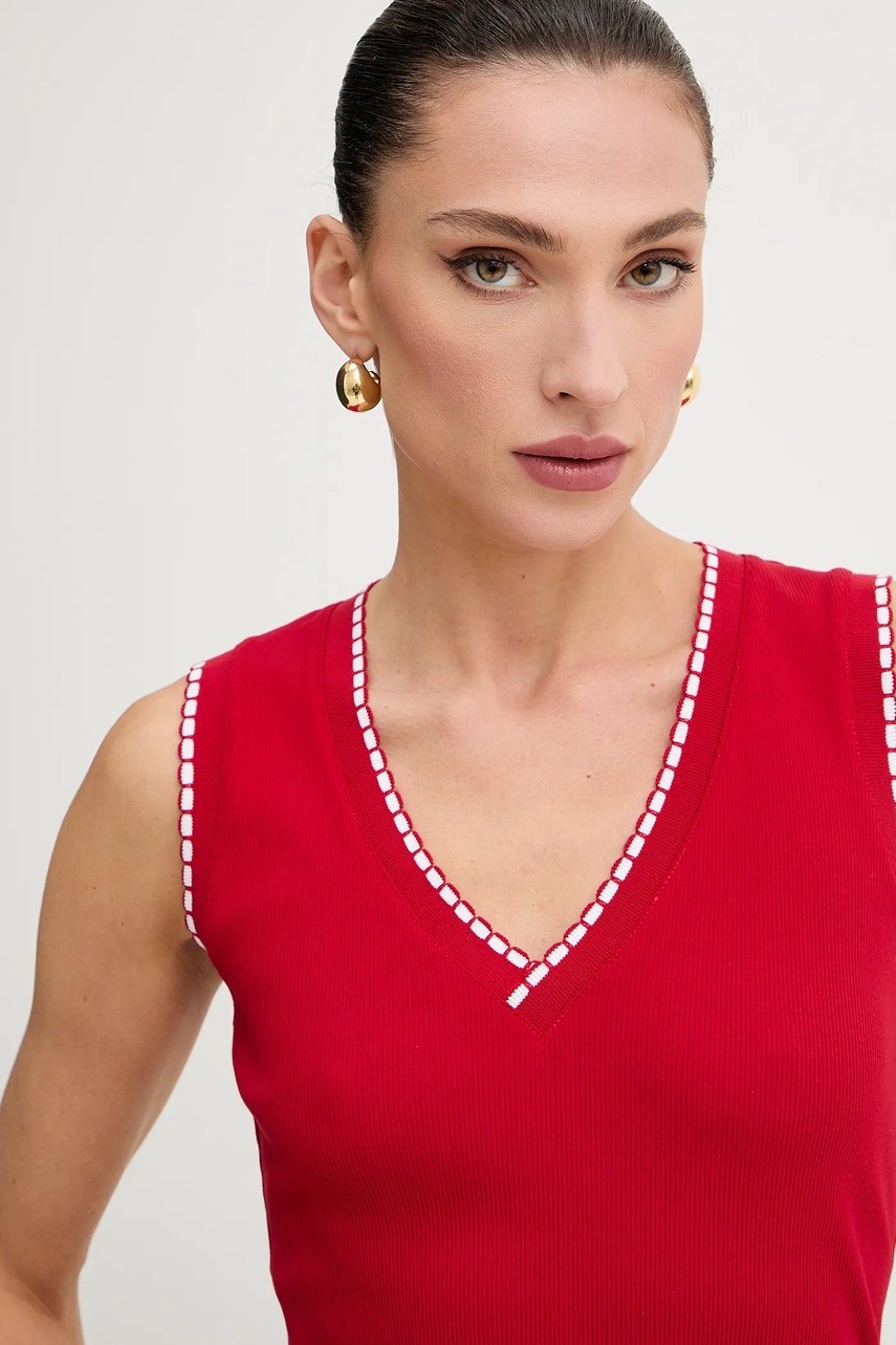 Top Morgan χρώμα: κόκκινο, DALBA φωτογραφία