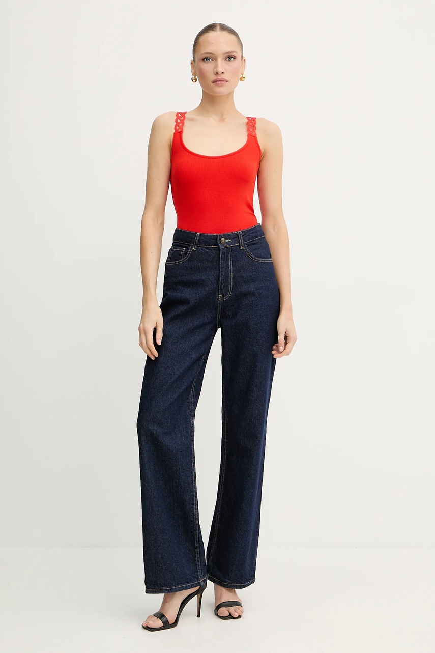 Топ Morgan цвет оранжевый DOUBI