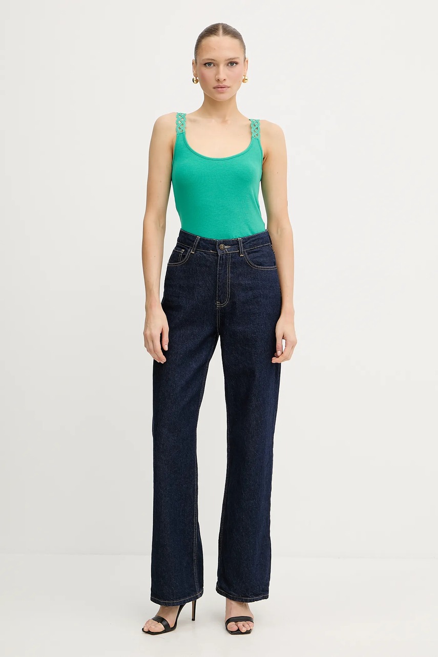 Топ Morgan цвет зелёный DOUBI