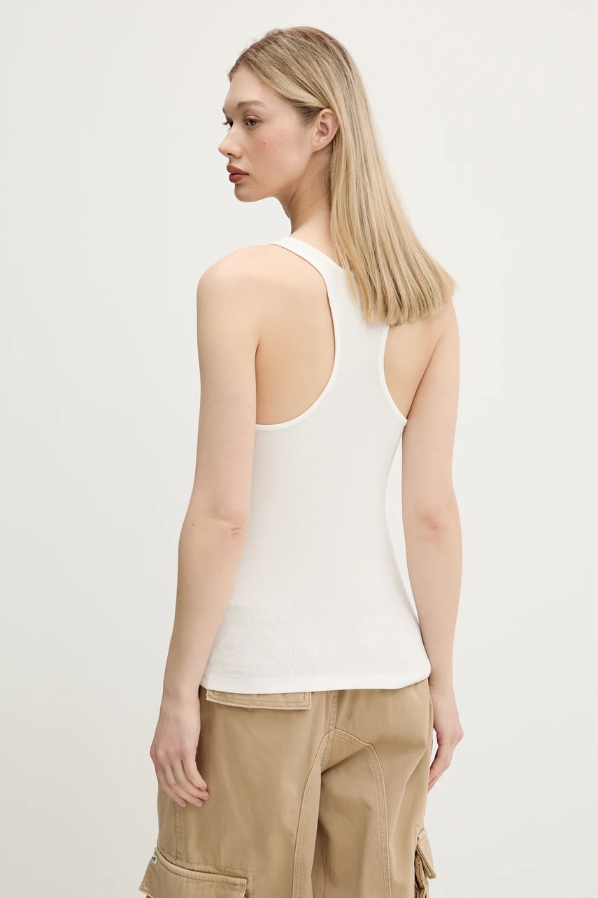 Топ Tommy Jeans цвет бежевый DW0DW20917