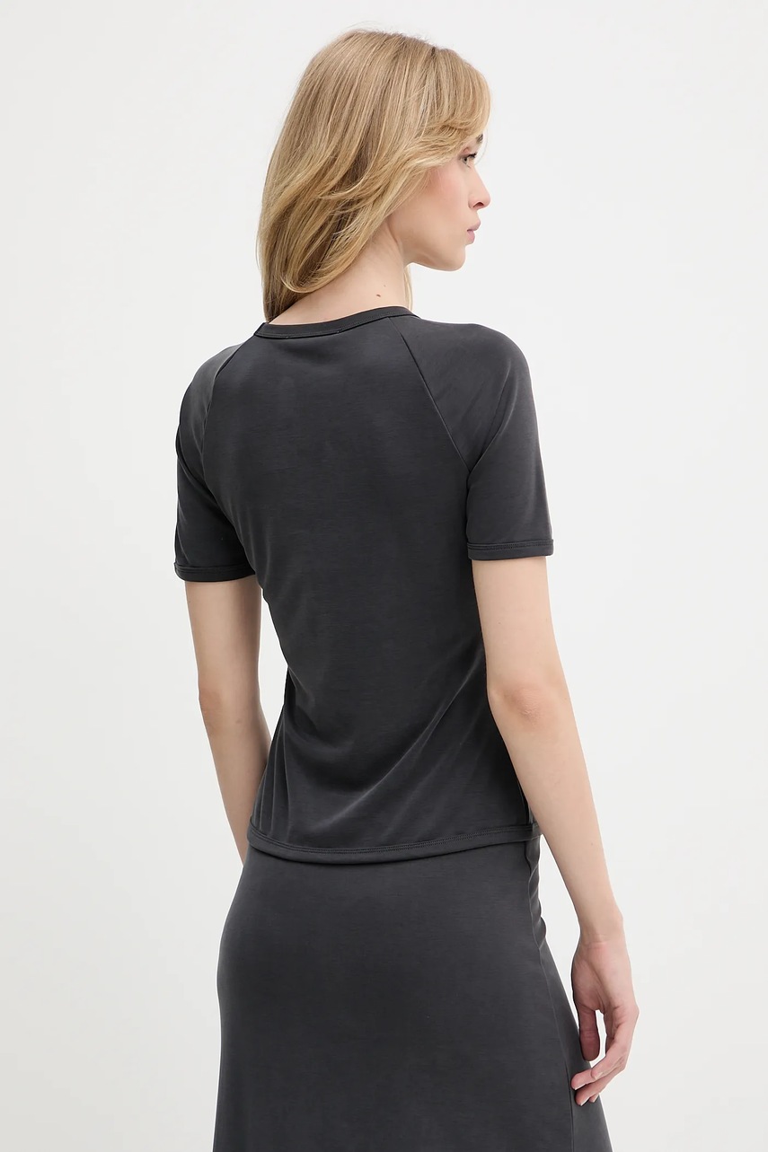 Samsoe Samsoe t-shirt SASUS szürke, F25200040 termék 2. képe
