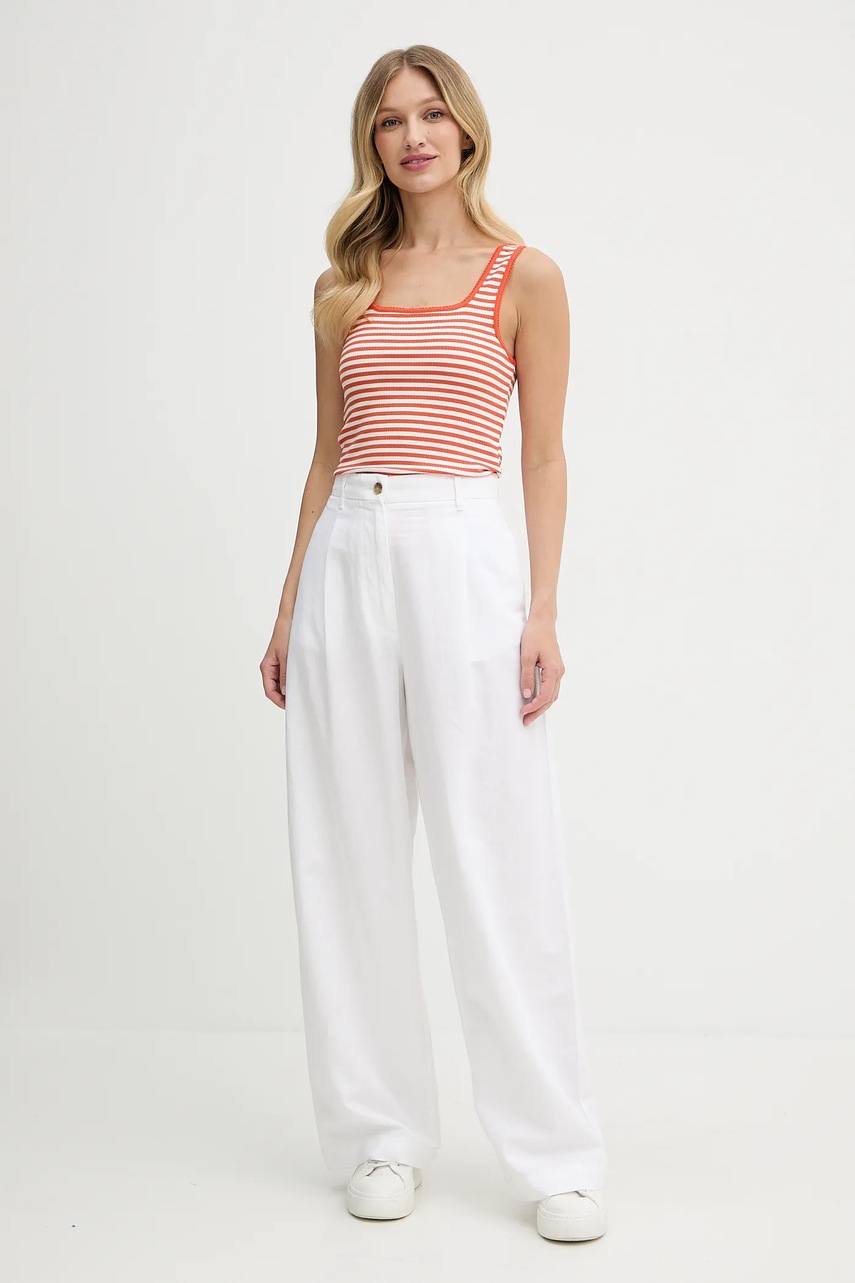 Топ Tommy Hilfiger цвет оранжевый WW0WW45444