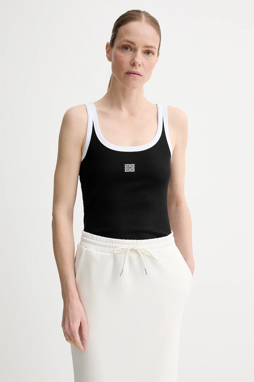 Gestuz top culoarea negru, 10910268