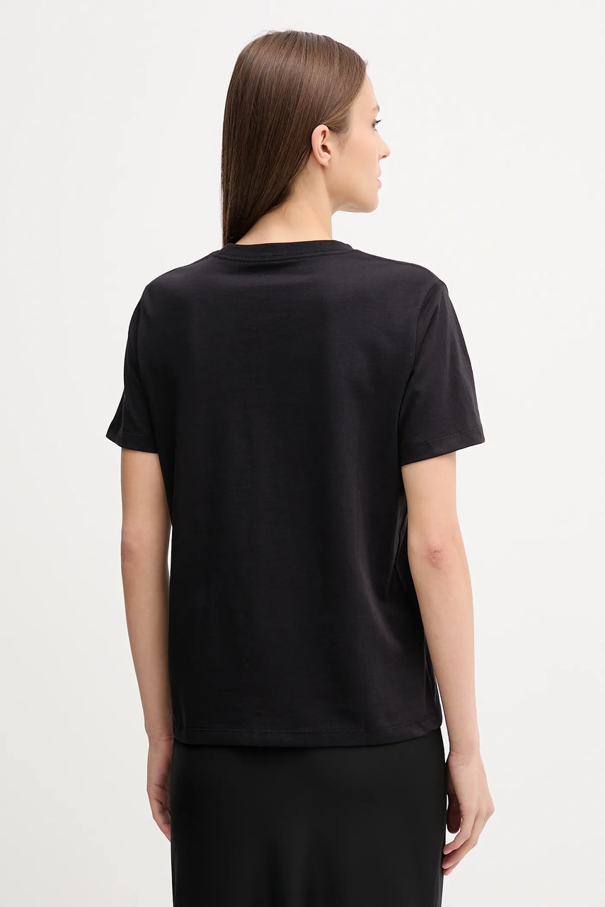 Хлопковая футболка Calvin Klein Jeans цвет чёрный LV047C856G