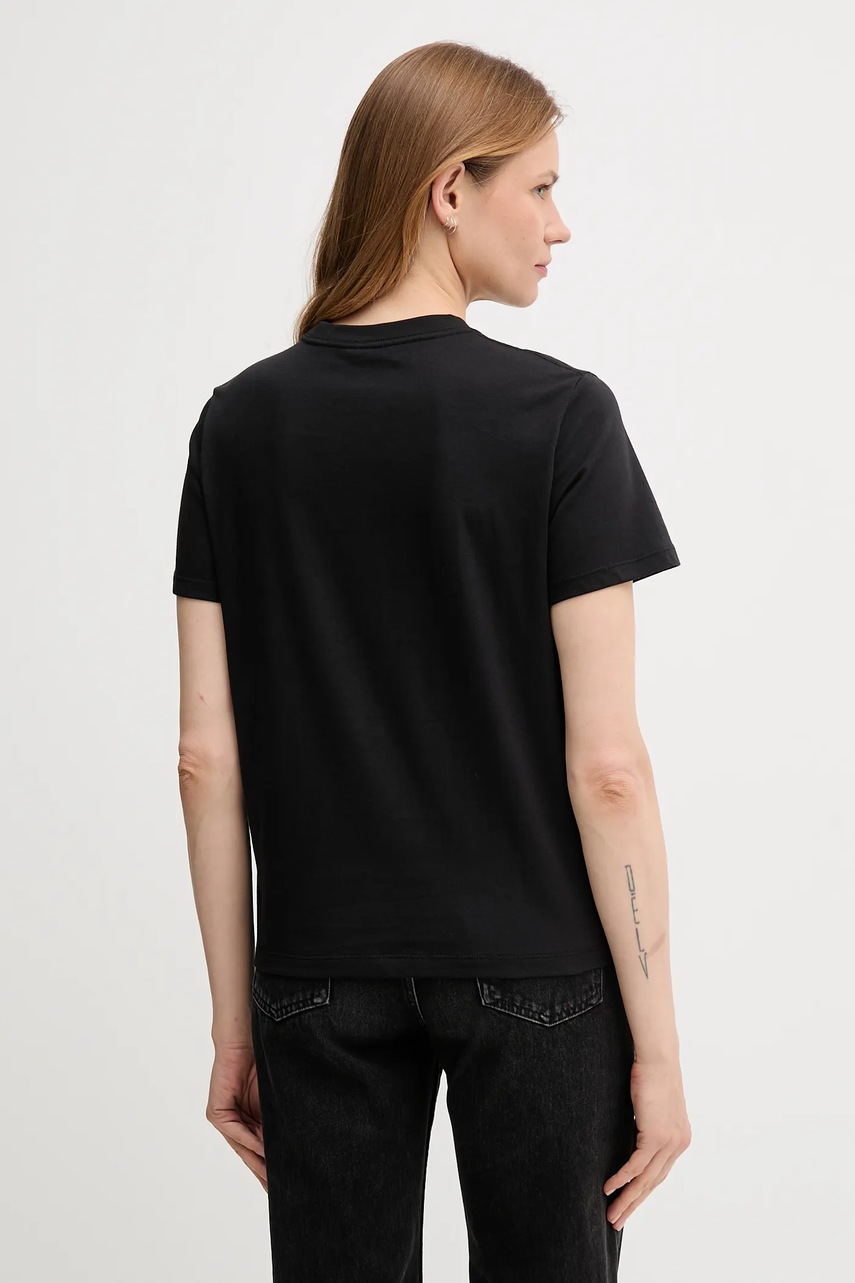 Хлопковая футболка Calvin Klein Jeans цвет чёрный LV047C864G