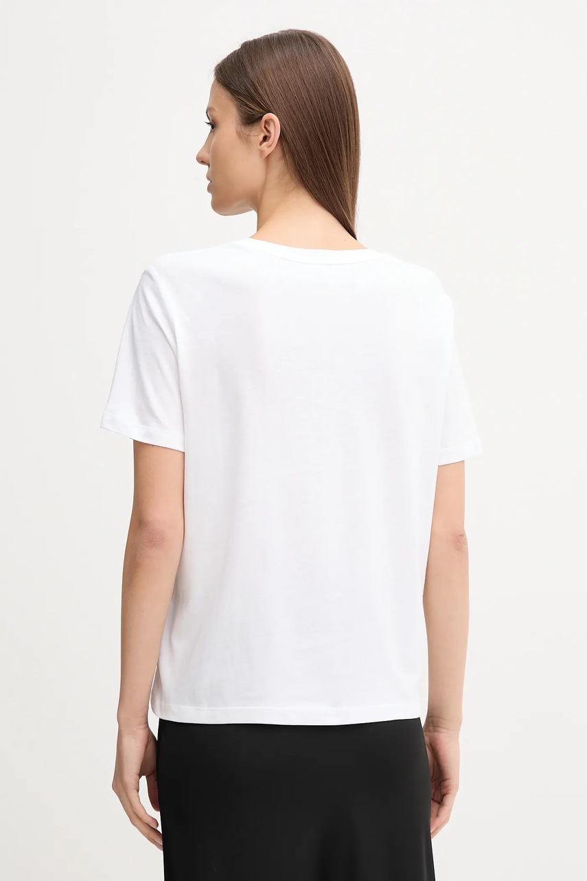 Хлопковая футболка Calvin Klein Jeans 2 шт цвет белый LV047C906G