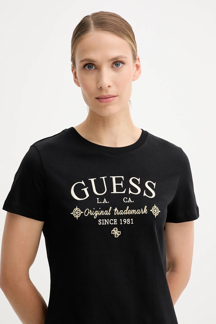 Bavlněné tričko Guess GLORIA (obrázek 4)