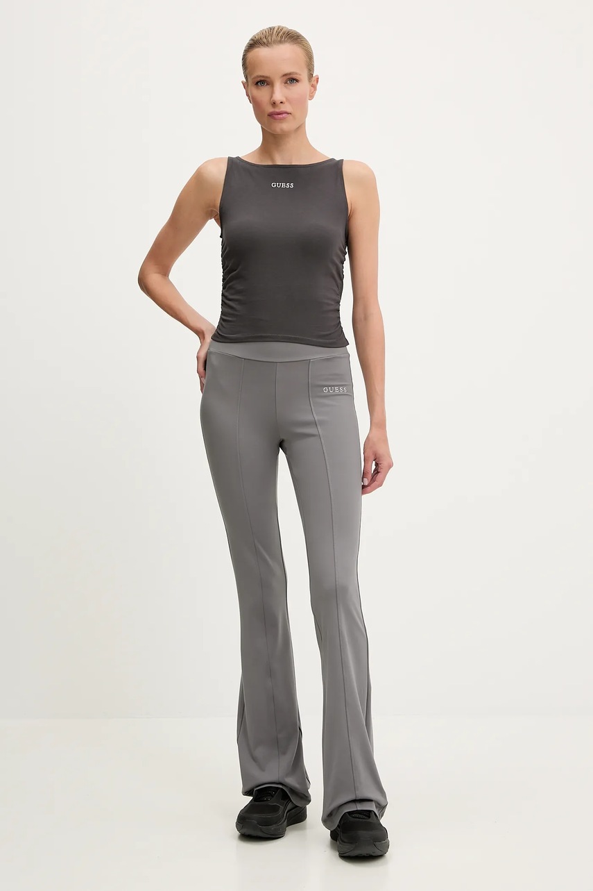 Топ Guess NINA цвет серый V5YP00 J1314