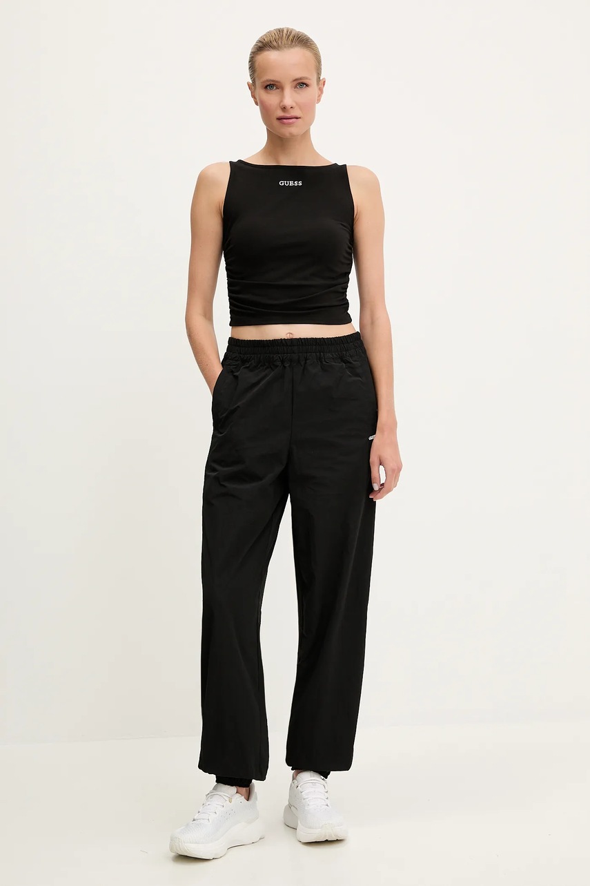 Топ Guess NINA цвет чёрный V5YP00 J1314