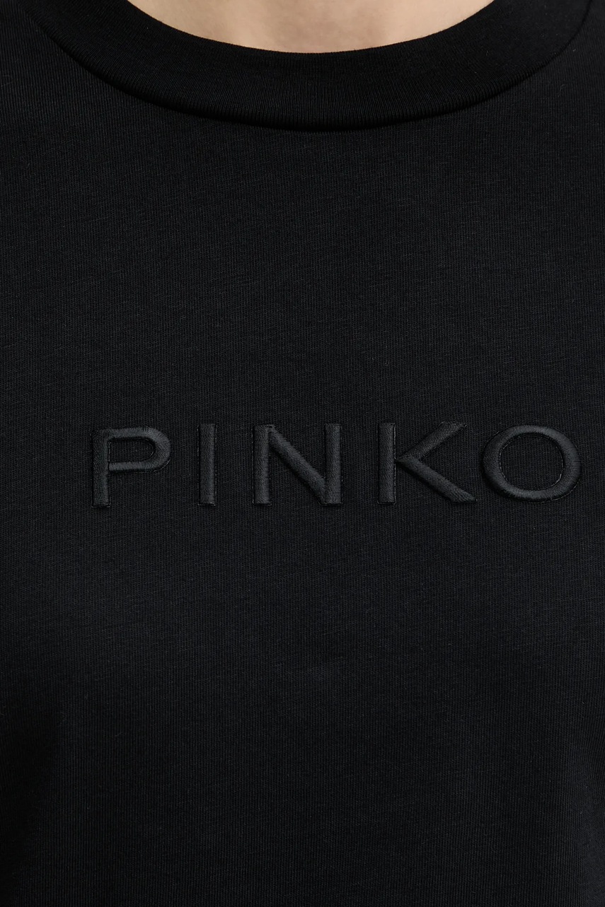 Βαμβακερό μπλουζάκι Pinko χρώμα: μαύρο, 101752 A2RD φωτογραφία