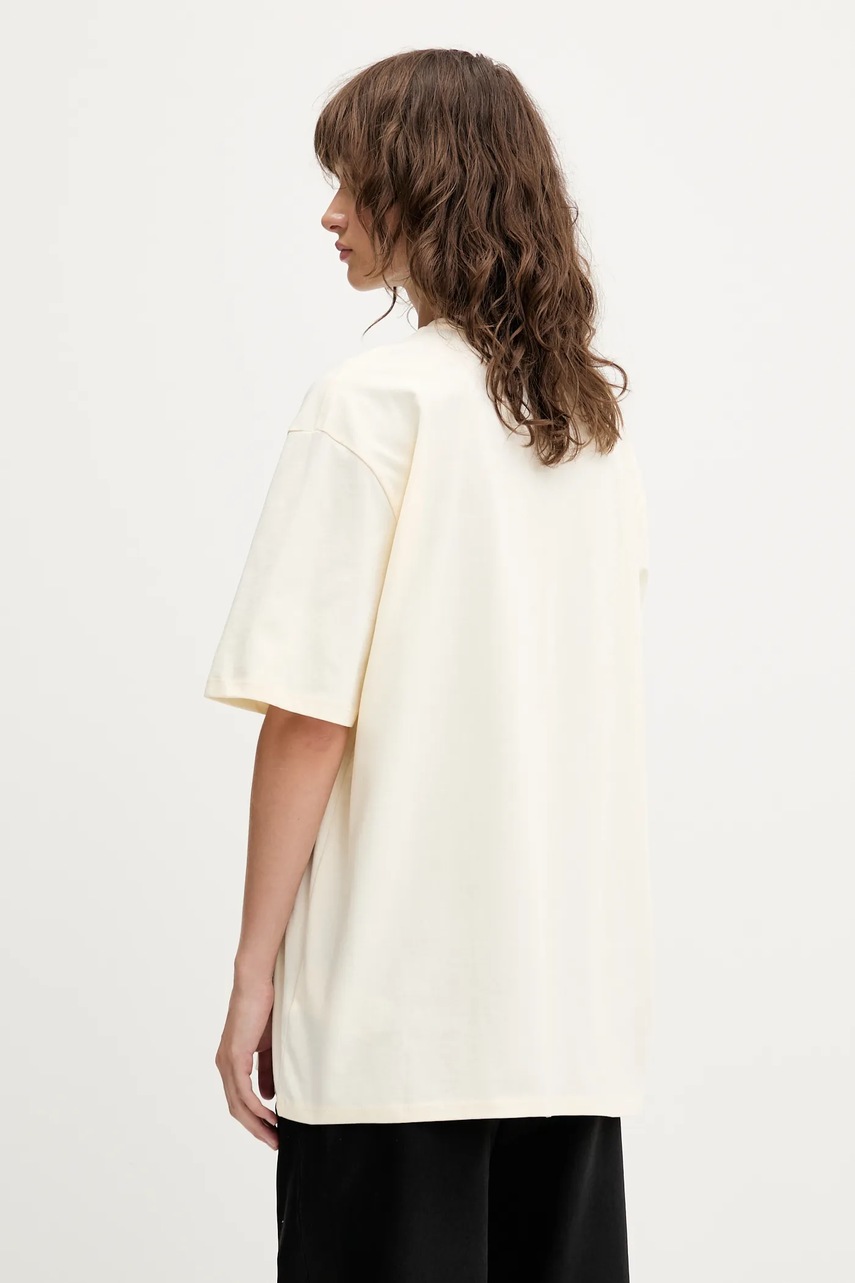 Βαμβακερό μπλουζάκι Guess Originals χρώμα: μπεζ, M5YI55 K8FQ4 φωτογραφία