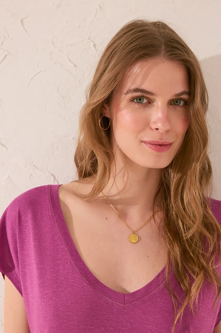 Футболка womensecret цвет фиолетовый 3279719