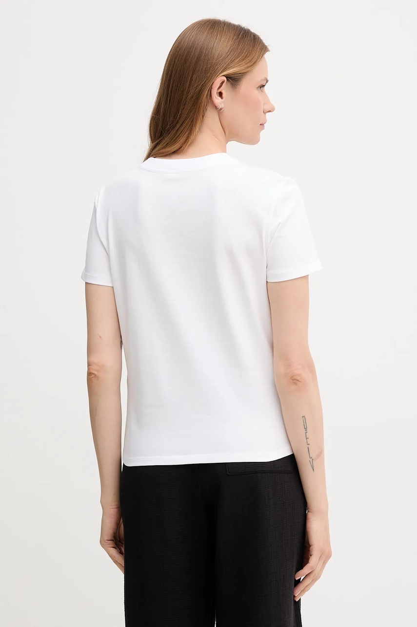 Хлопковая футболка Armani Exchange цвет белый XW001345 AF16356