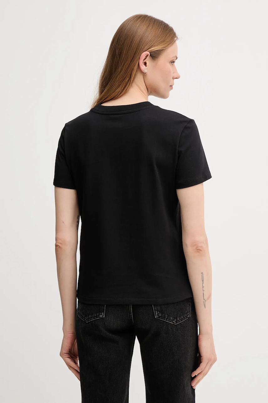 Хлопковая футболка Armani Exchange цвет чёрный XW001345 AF16356 Хлопковая футболка Armani Exchange цвет чёрный XW001345 AF16356