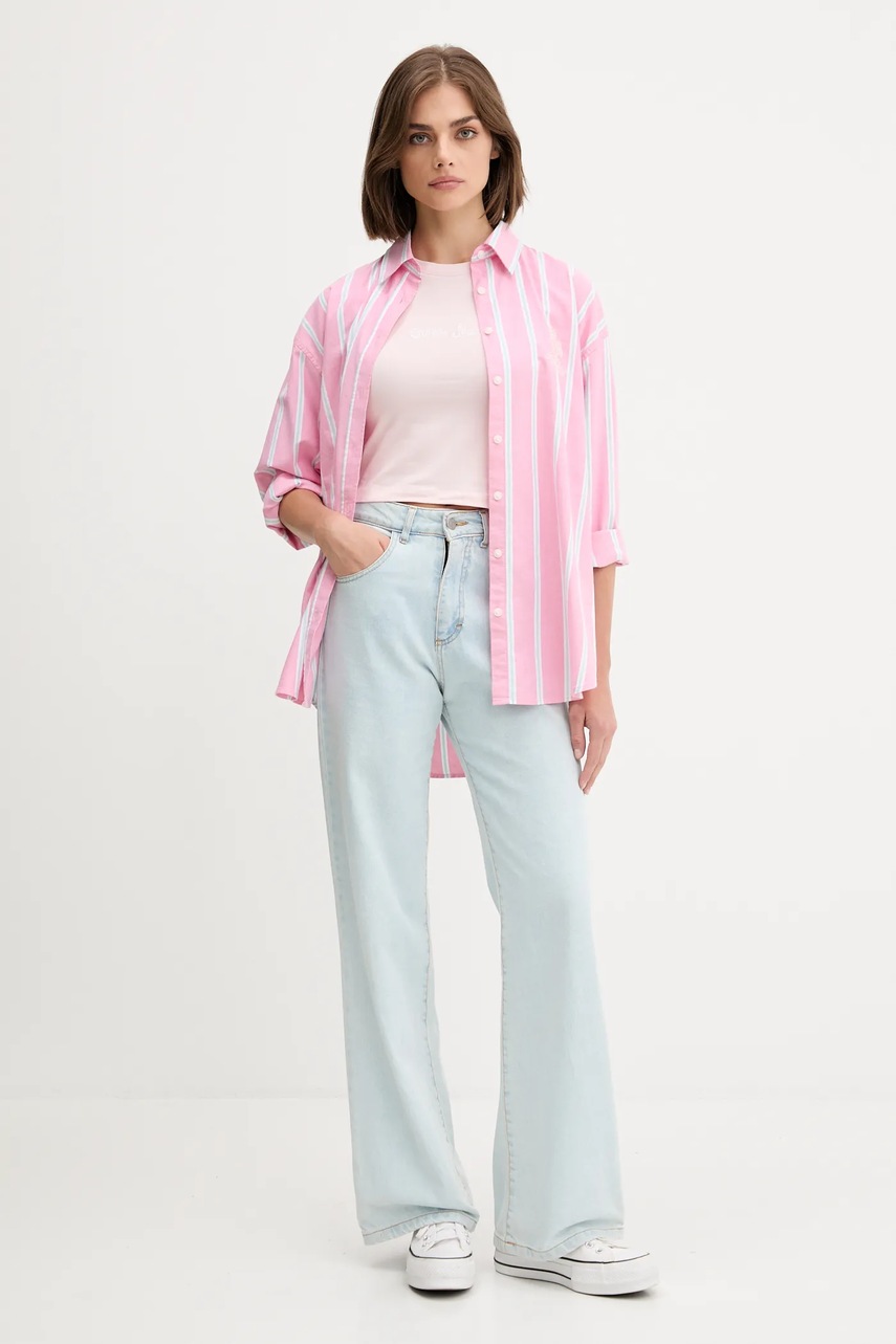 Футболка Guess Jeans цвет розовый W5YI24 J1314