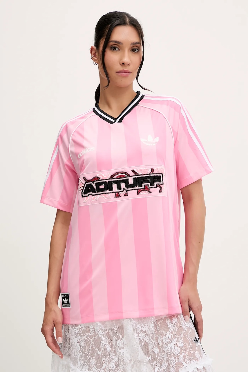 adidas Originals tricou Jersey culoarea roz, KD2272