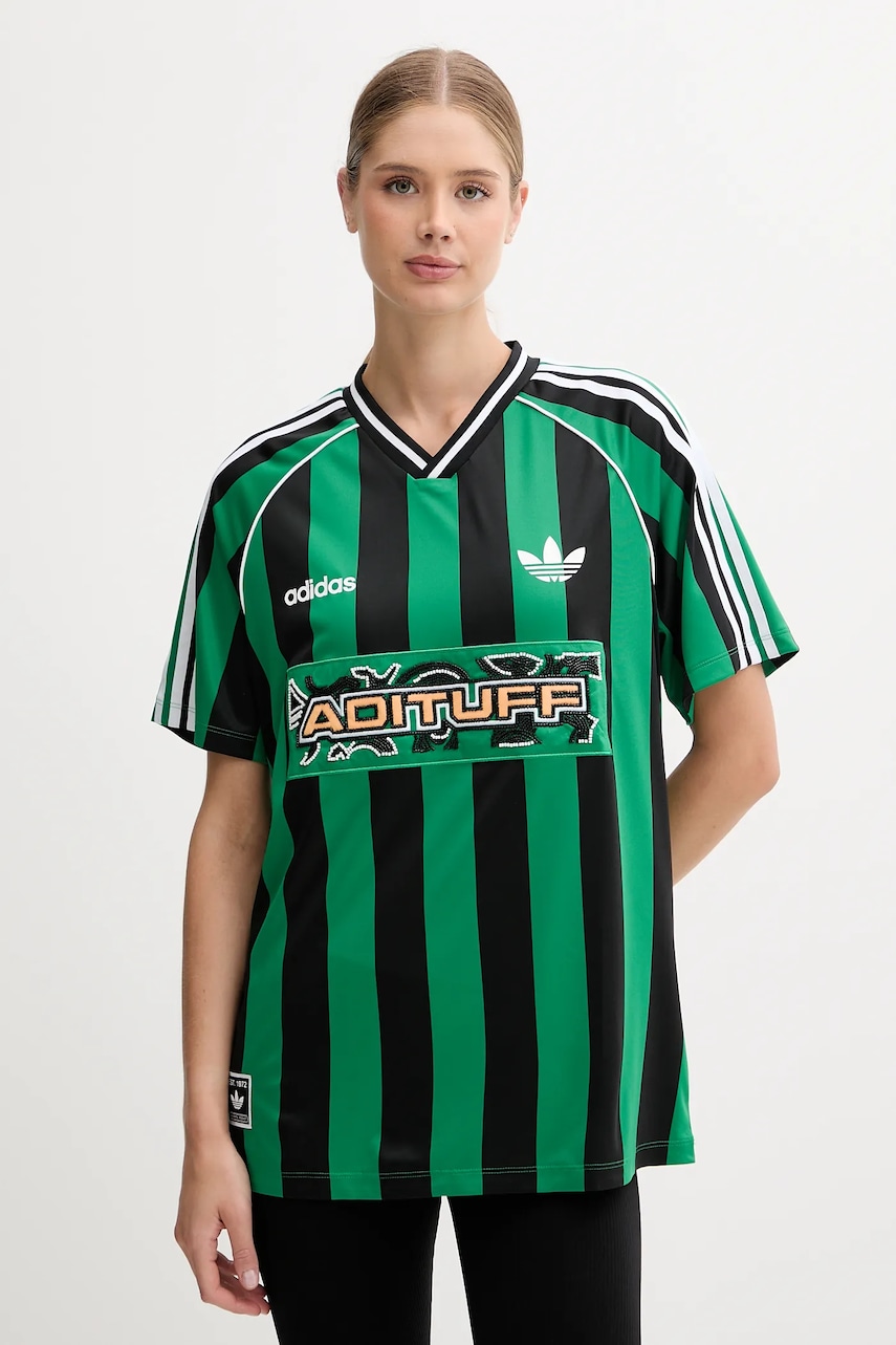 adidas Originals tricou Jersey culoarea verde, KD2273