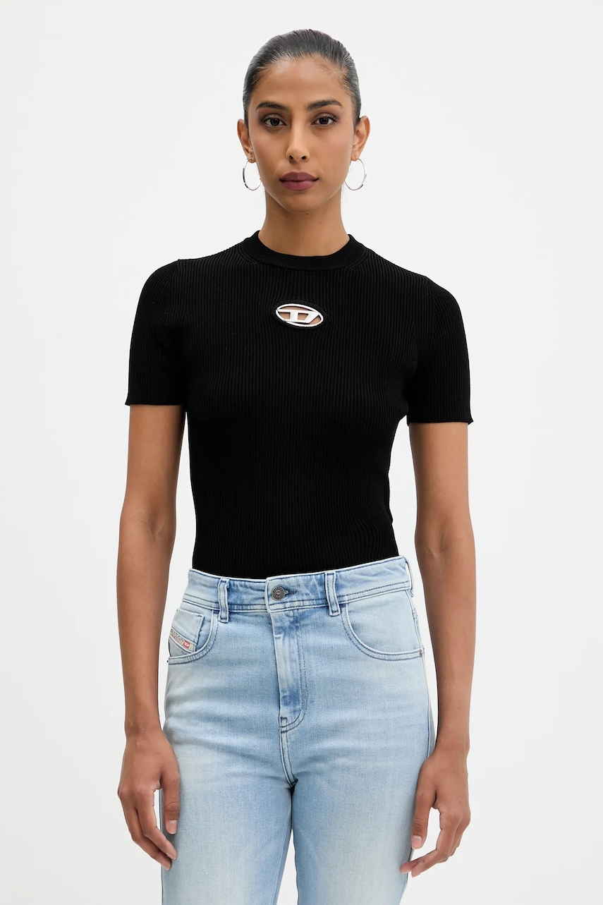 Diesel pulover M-VALARI-SS culoarea negru, light, A19674.0DLAX