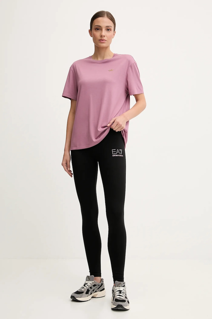 Футболка EA7 Emporio Armani цвет розовый AF13919.7W000189 Футболка EA7 Emporio Armani цвет розовый AF13919.7W000189