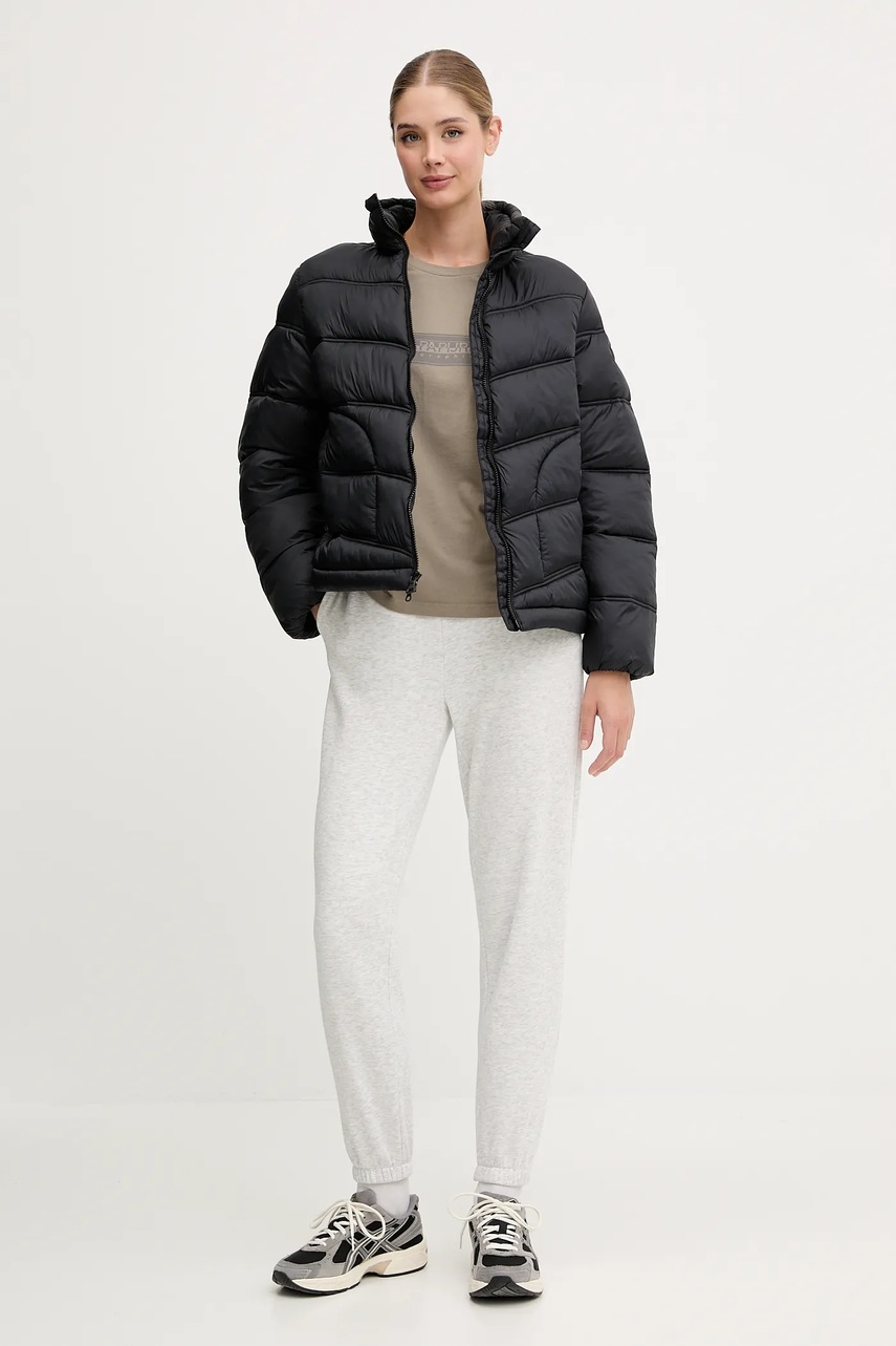 Хлопковая футболка Napapijri S-Box цвет зелёный NP0A4IP1N1T1