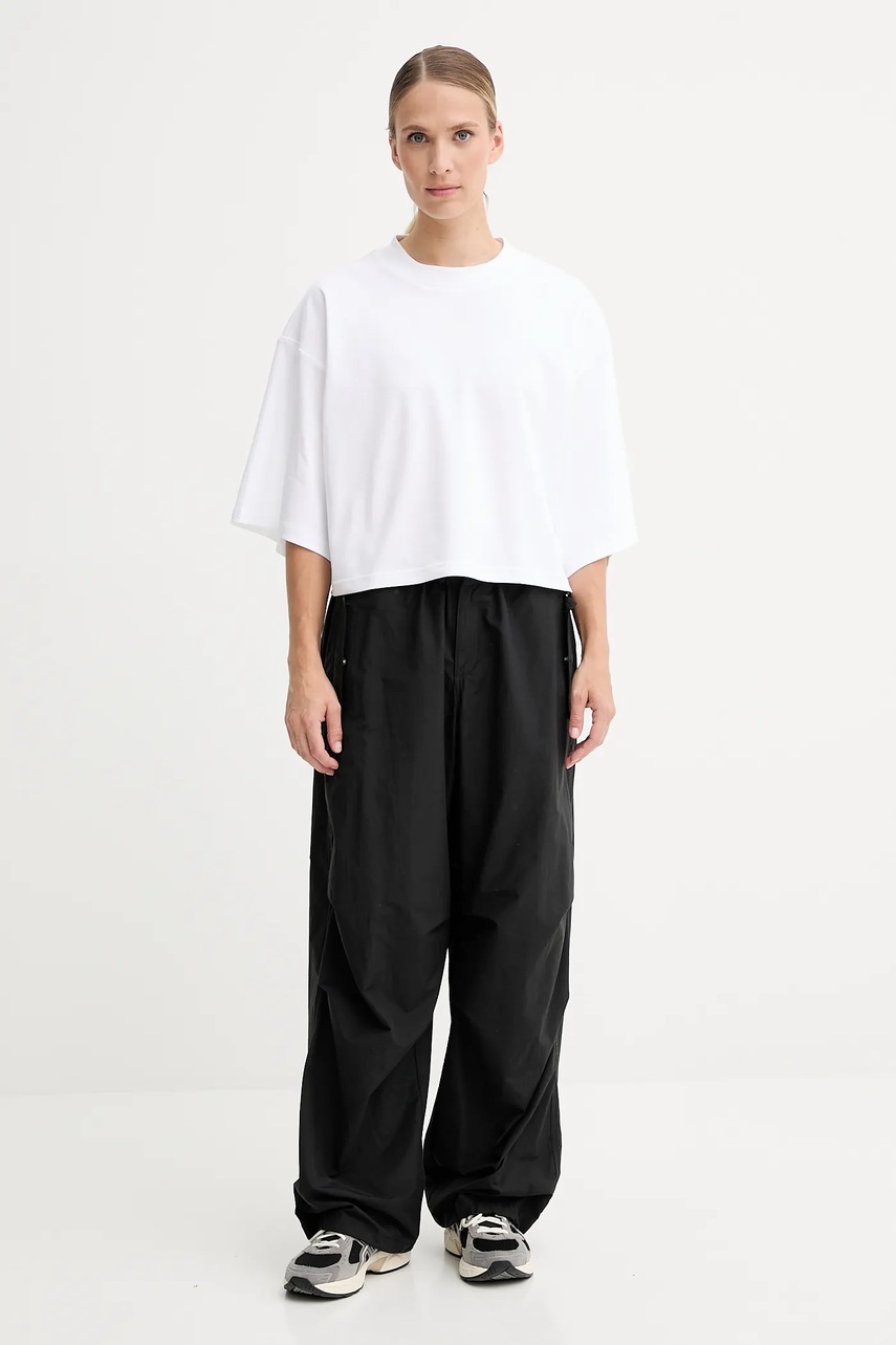 Хлопковая футболка adidas City Escape цвет белый JF3404