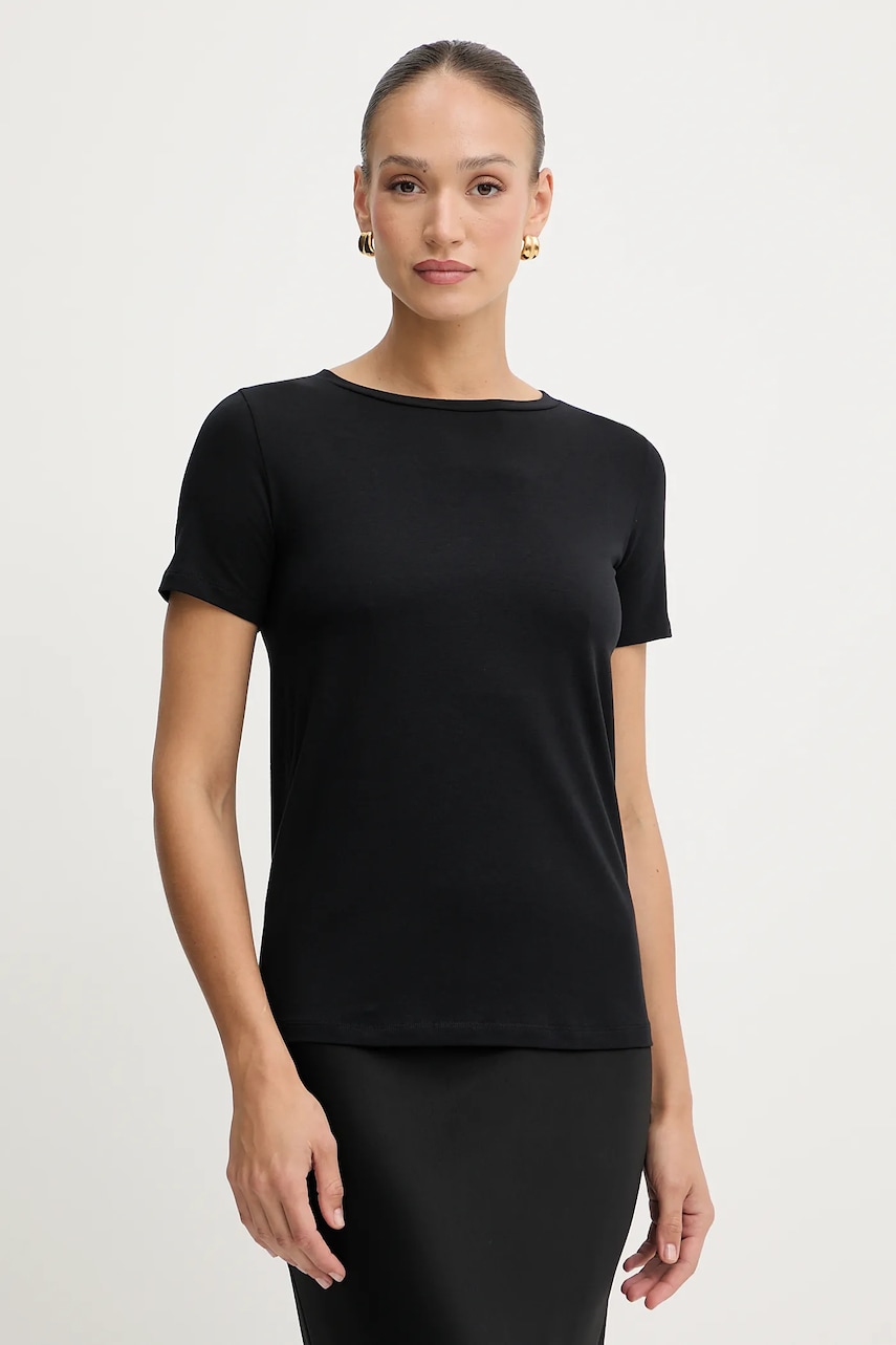 Weekend Max Mara tricou MULTIB culoarea negru, 2525976011600