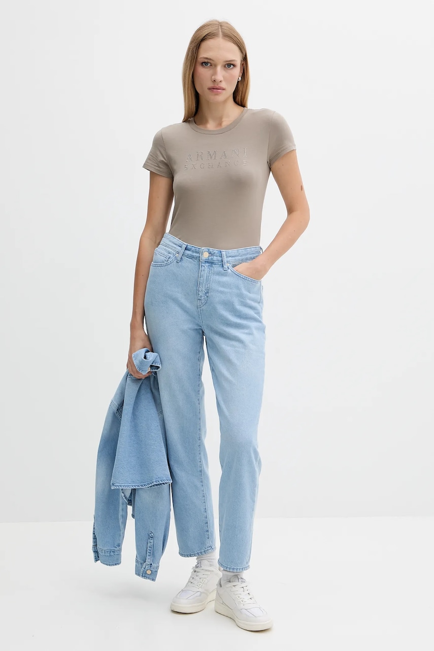 Футболка Armani Exchange цвет зелёный XW001349 AF17173 Футболка Armani Exchange цвет зелёный XW001349 AF17173