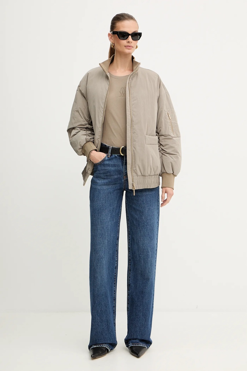 Хлопковый лонгслив Armani Exchange цвет зелёный XW001350 AF17172