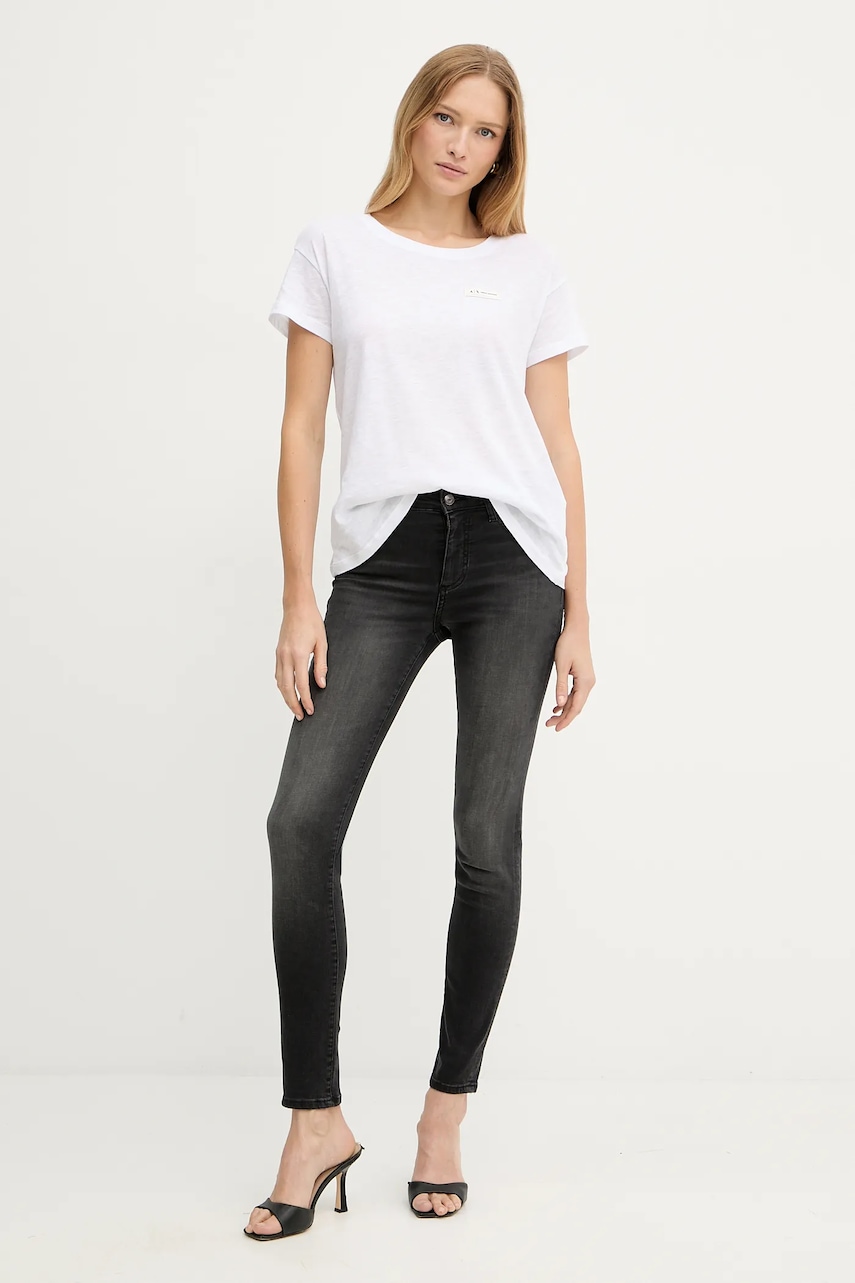Хлопковая футболка Armani Exchange цвет белый XW001363 AF16296 Хлопковая футболка Armani Exchange цвет белый XW001363 AF16296