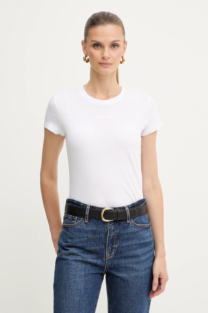 Armani Exchange tricou din bumbac culoarea alb, XW001369 AF10356
