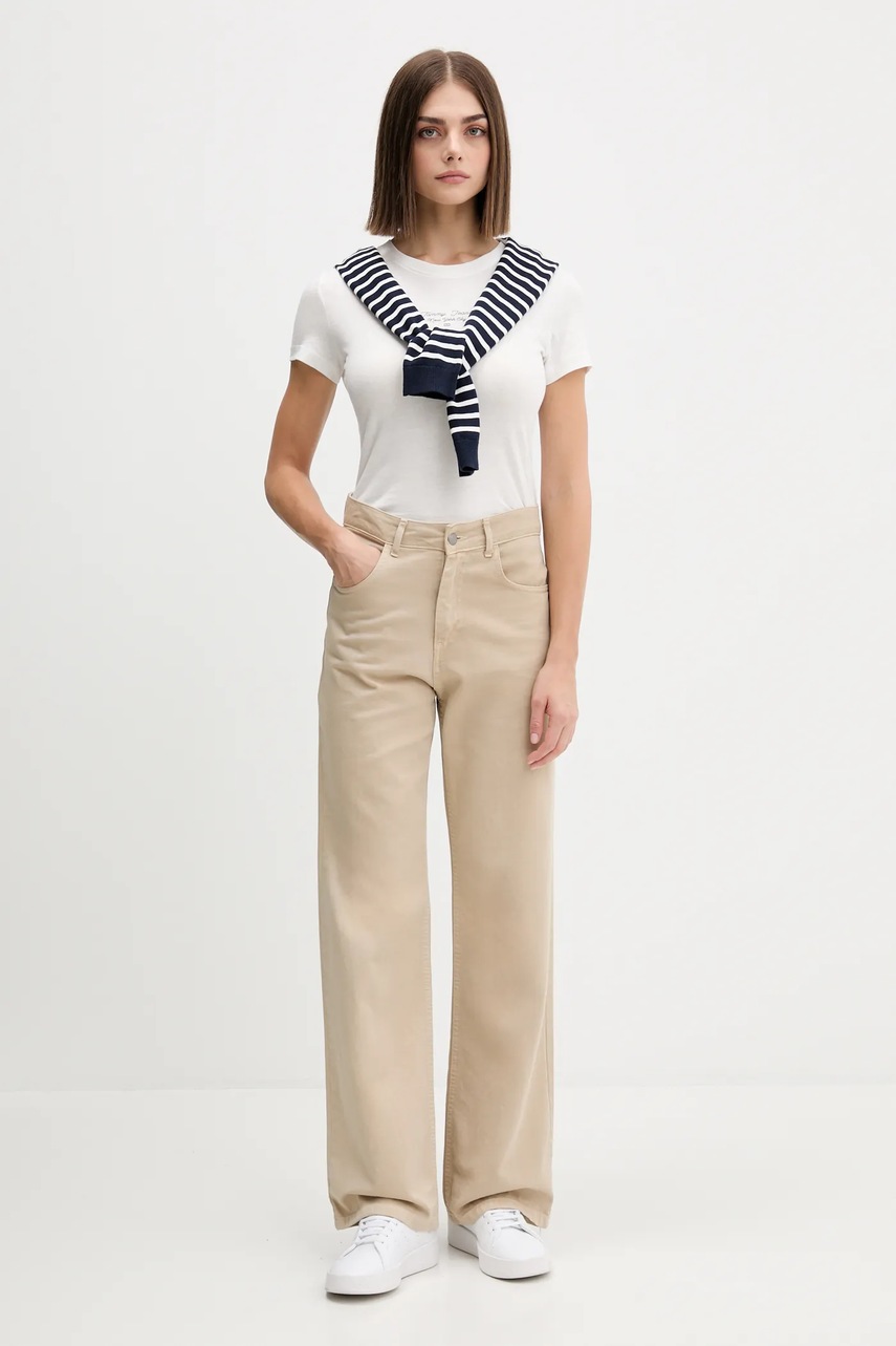 Футболка Tommy Jeans цвет белый DW0DW21542