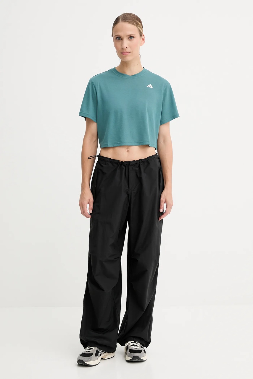 Футболка для тренинга adidas Performance WORKOUT ESSENTIALS цвет зелёный JY2218