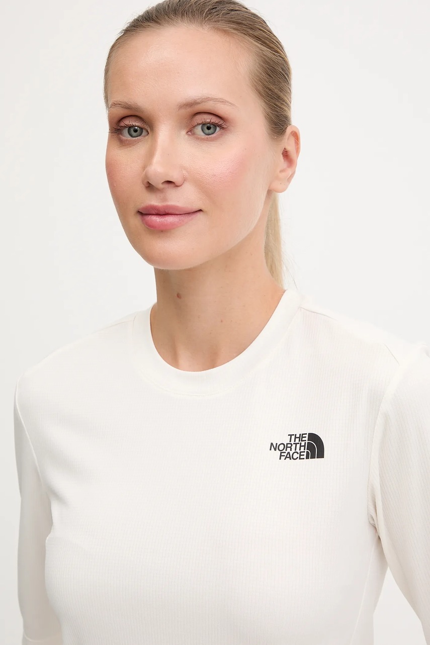 Αθλητικό μπλουζάκι The North Face Shadow χρώμα: μπεζ, NF0A8E1DQLI1 φωτογραφία