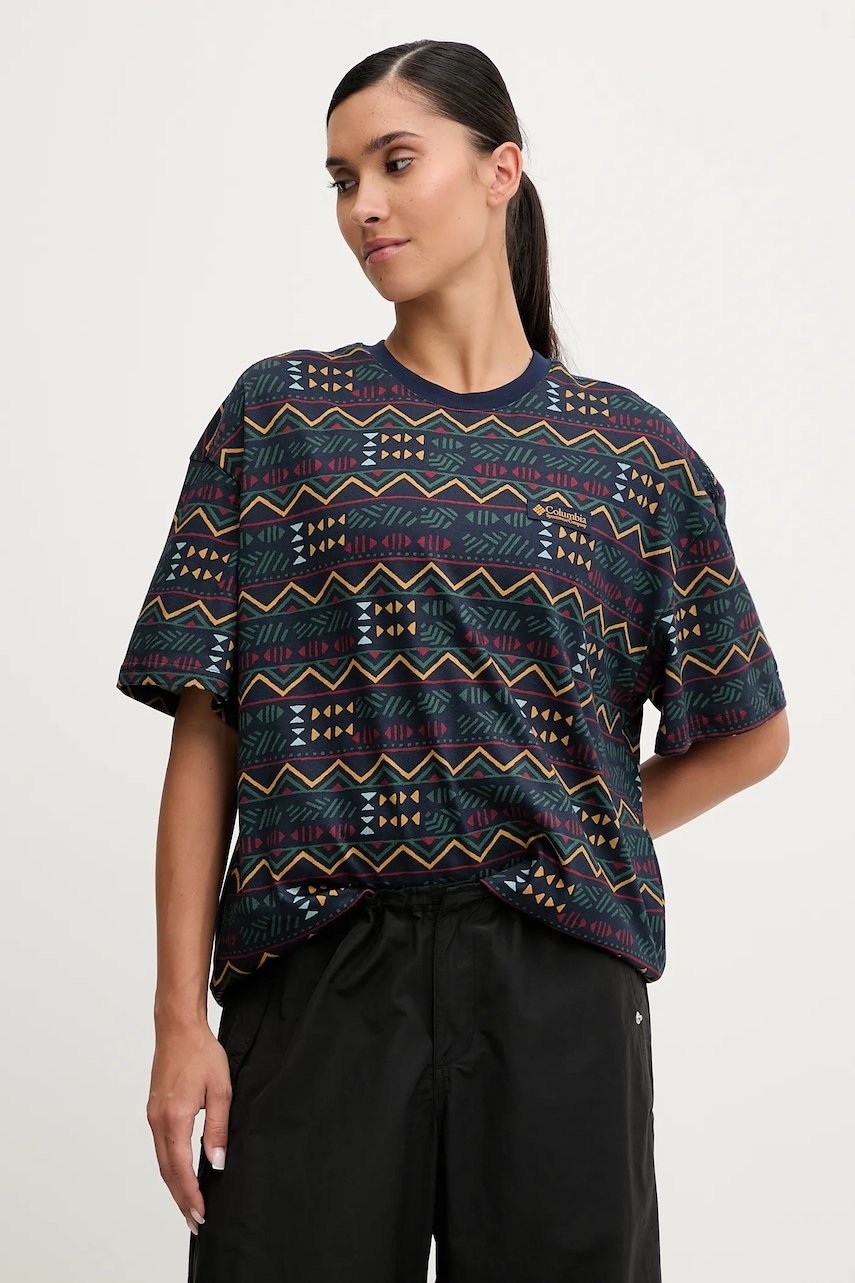 Columbia tricou din bumbac culoarea bleumarin, 2135251