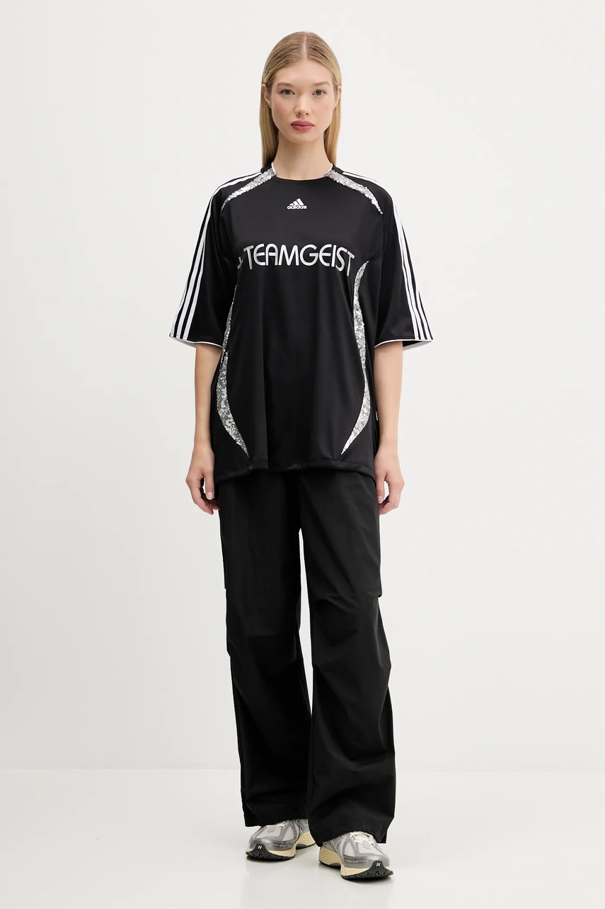 Футболка adidas Originals Oversized Jersey цвет чёрный KE9792