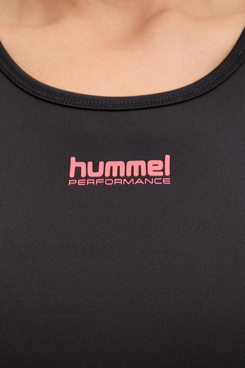 Τοπ προπόνησης Hummel χρώμα: μαύρο, 230082 φωτογραφία