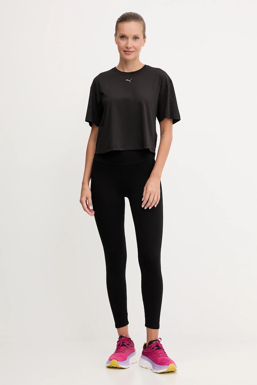 Футболка для тренировок Puma цвет чёрный 527457 Футболка для тренировок Puma цвет чёрный 527457