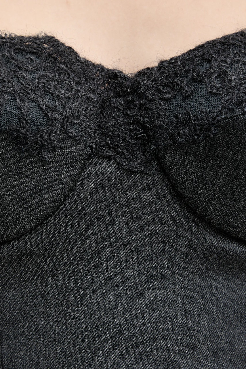 Top με προσθήκη μαλλιού Ermanno Firenze φωτογραφία