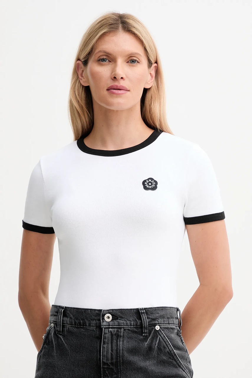 Kenzo tricou culoarea alb, FF52TS1564SJ