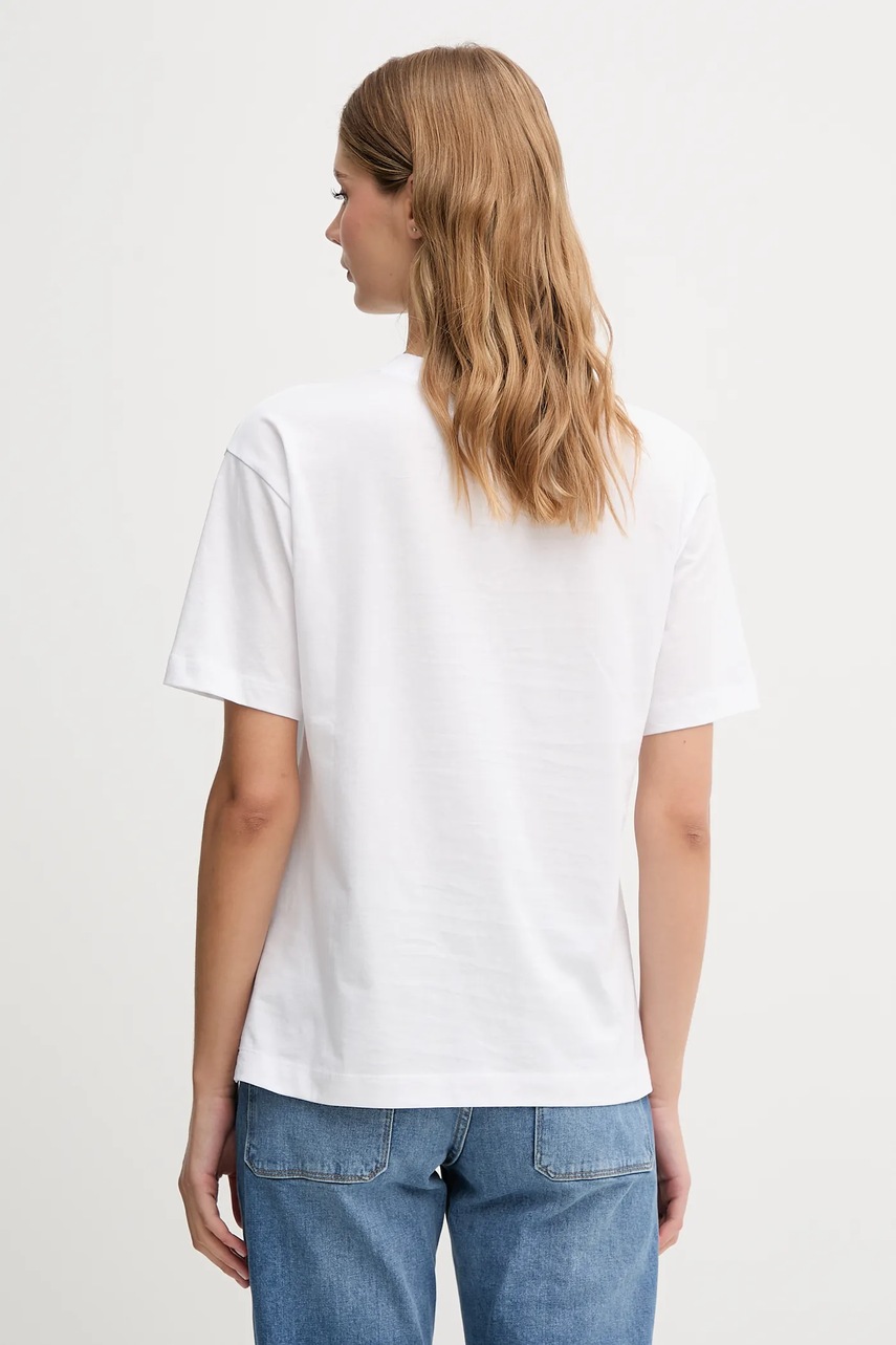 Βαμβακερό μπλουζάκι Joop! χρώμα: άσπρο, 30047768 φωτογραφία