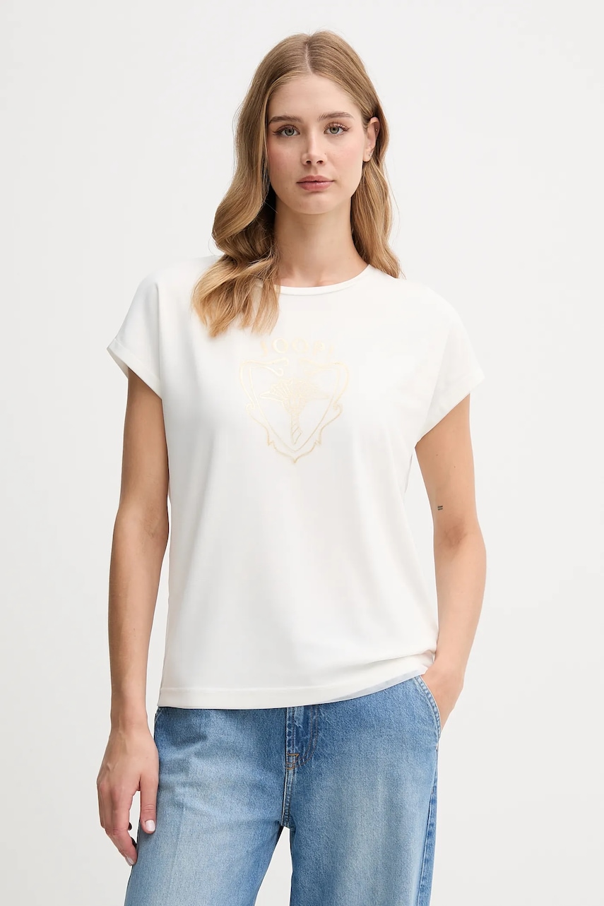 Joop! tricou culoarea bej, 30047786