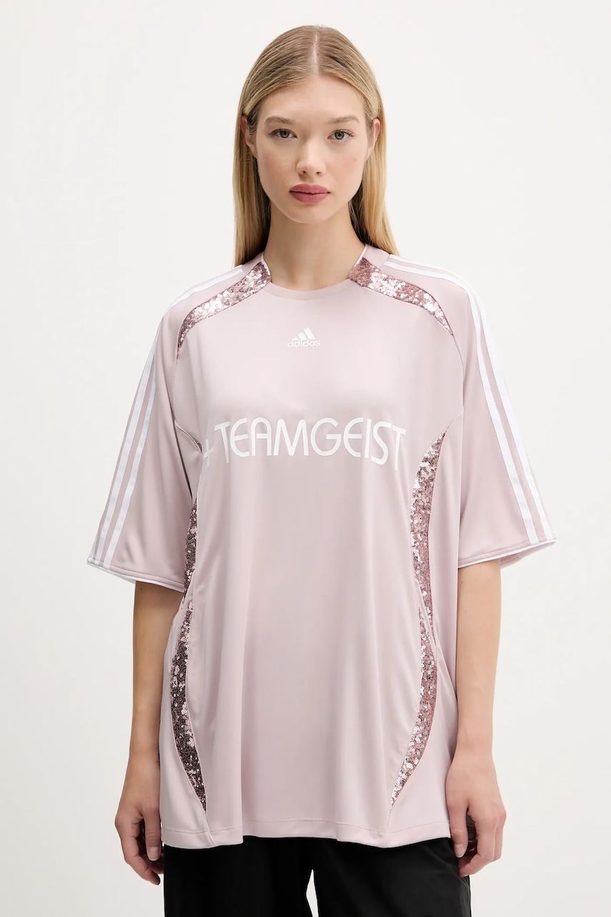 adidas Originals tricou Ovzd Jersey culoarea roz, KE9793