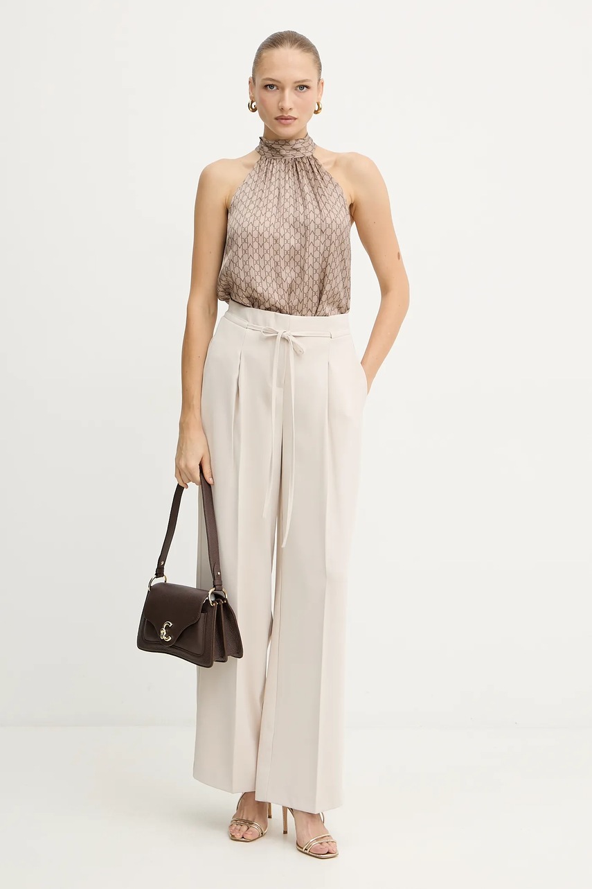 Блузка Marciano Guess ELISA цвет коричневый узор 5BGH19 7298A Блузка Marciano Guess ELISA цвет коричневый узор 5BGH19 7298A