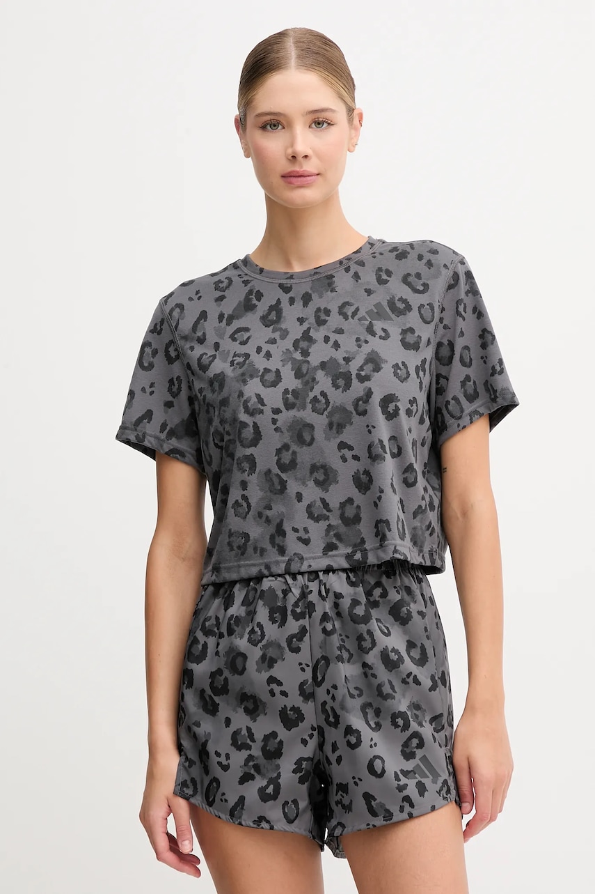 adidas Performance tricou sport culoarea gri, JN2646