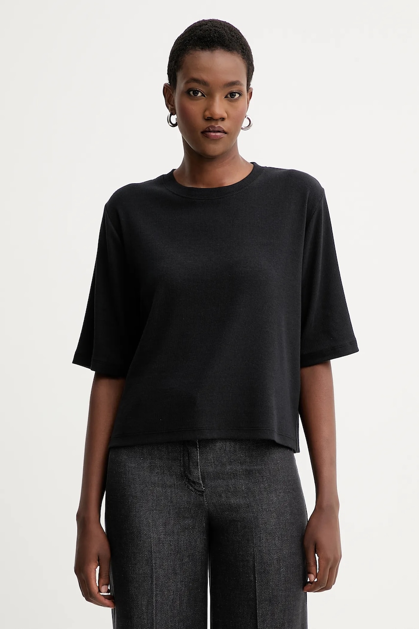 Sessun tricou culoarea negru, 22608003